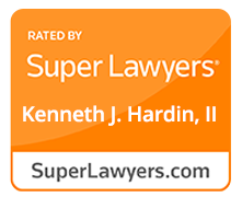 Kenneth Hardin Super Lawyers badge