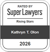 Rated by Super Lawyers | Rising Stars | Kathryn T. Olon | 2026