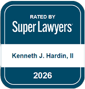 Rated By Super Lawyers | Kenneth J. Hardin, II | 2026
